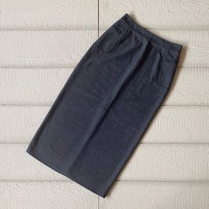 The Limited Zip-Up Slit Pencil Skirt